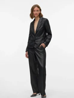 VMSAFINA MW STRAIGHT SHINY PANT