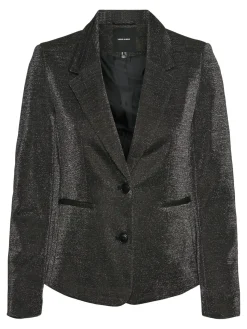 VMSHALI LS FITTED SHINY BLAZER
