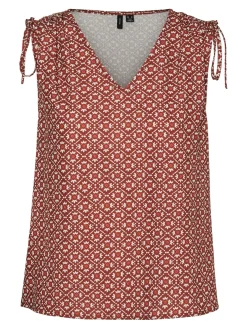 VMSHIVE S/L V-NECK TOP WVN EXP