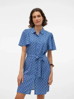 VMSHIVE S/S SHORT SHIRT DRESS WVN E