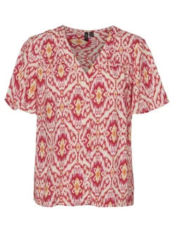 VMSIFA S/S V-NECK SHIRT WVN BTQ