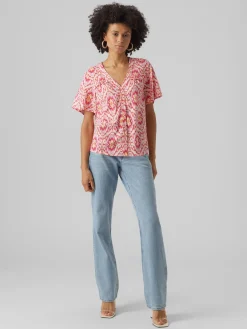 VMSIFA S/S V-NECK SHIRT WVN BTQ