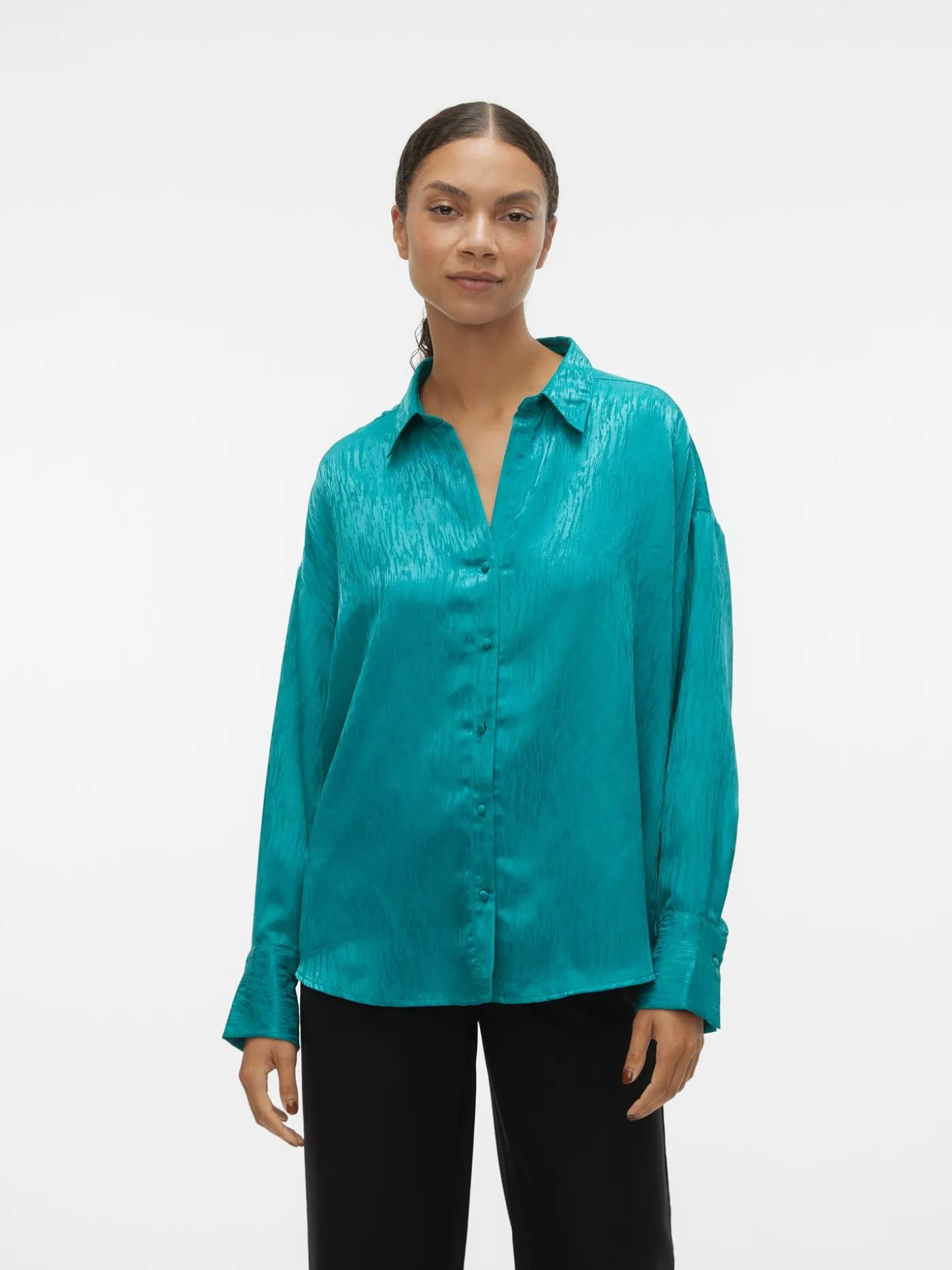 VMSINA LS LOOSE SHIRT WVN GA PA