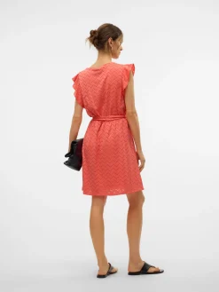 VMTHAS SL SHORT V-NECK DRESS JRS GA