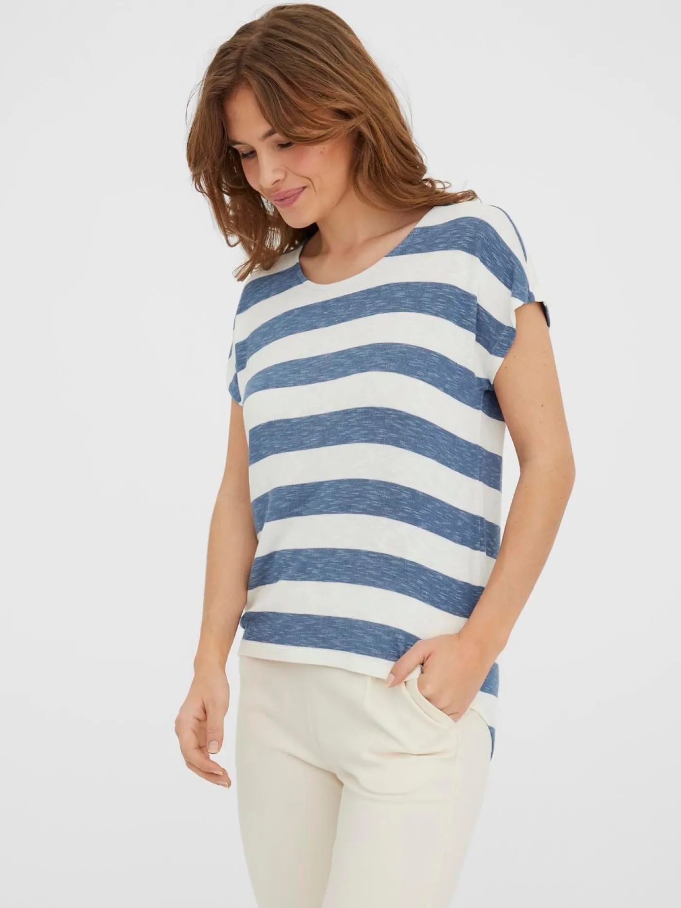 VMWIDE STRIPE SL TOP GA JRS NOOS
