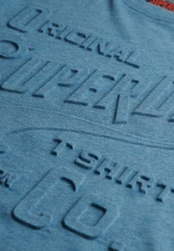 Workwear embossed relaxed tee