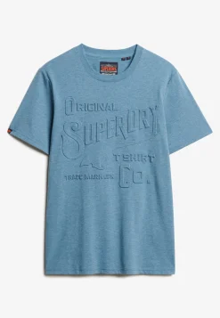 Workwear embossed relaxed tee