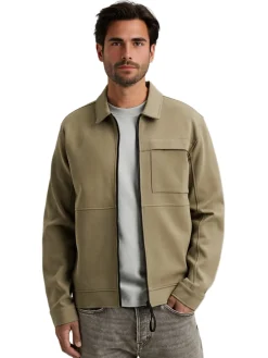 Zip jacket interlock sweat