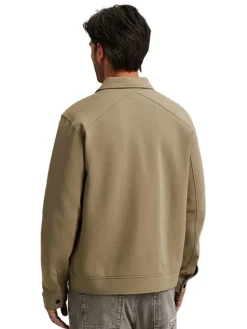 Zip jacket interlock sweat