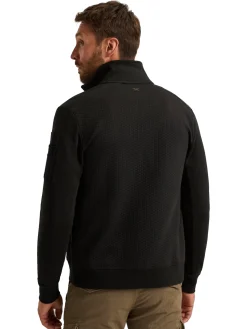 Zip jacket jacquard interlock swea