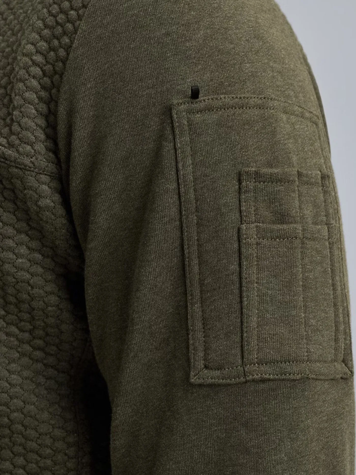 Zip jacket jacquard interlock swea