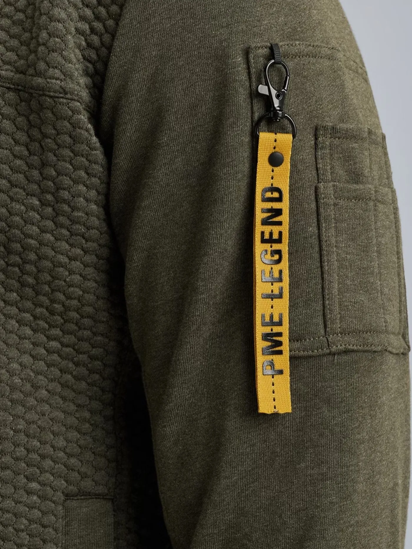 Zip jacket jacquard interlock swea