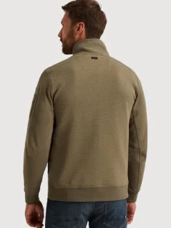 Zip jacket jacquard interlock swea