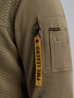 Zip jacket jacquard interlock swea