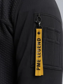 Zip jacket jacquard interlock swea