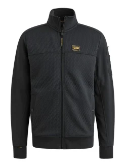Zip jacket jacquard interlock swea