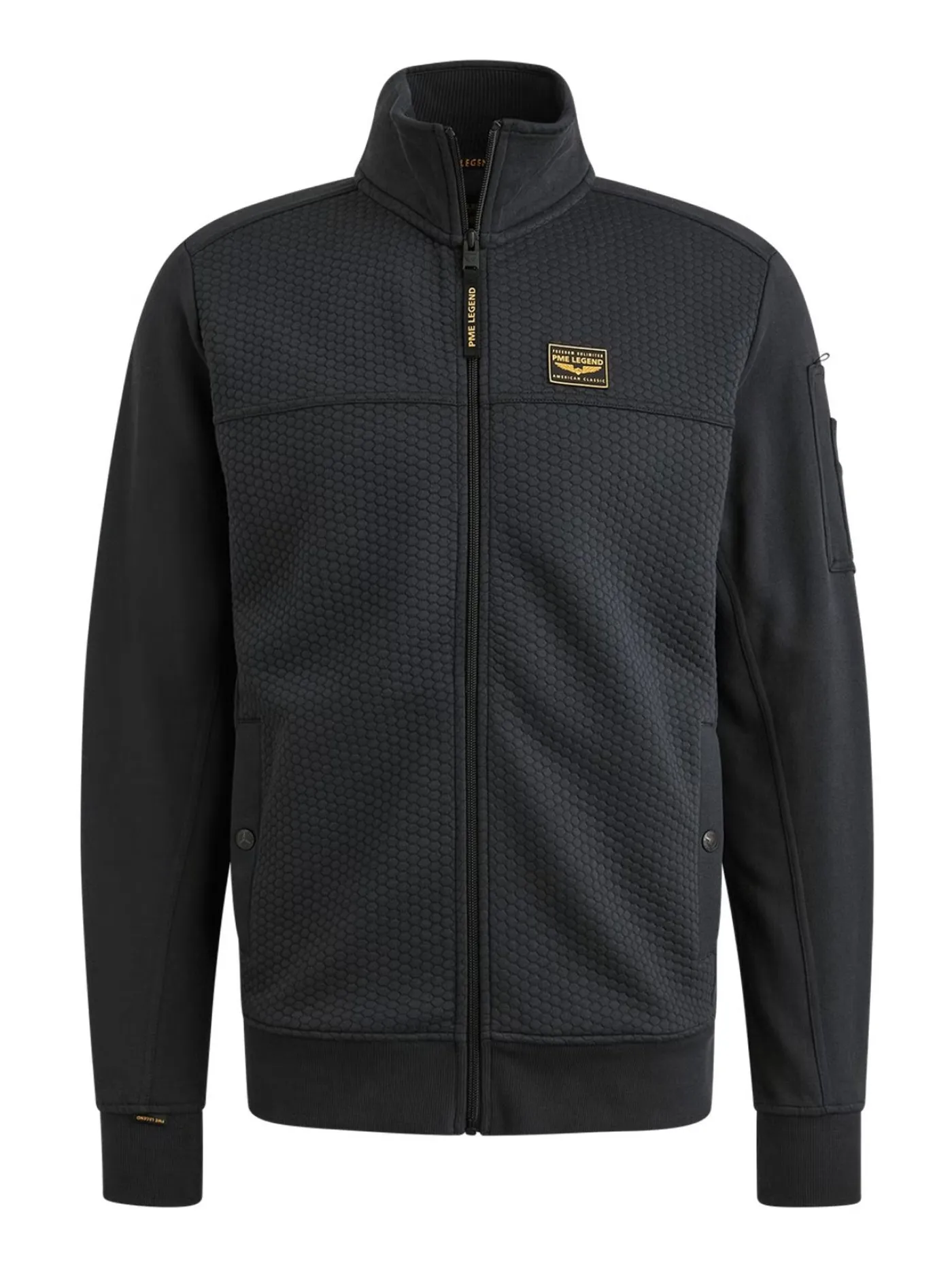 Zip jacket jacquard interlock swea