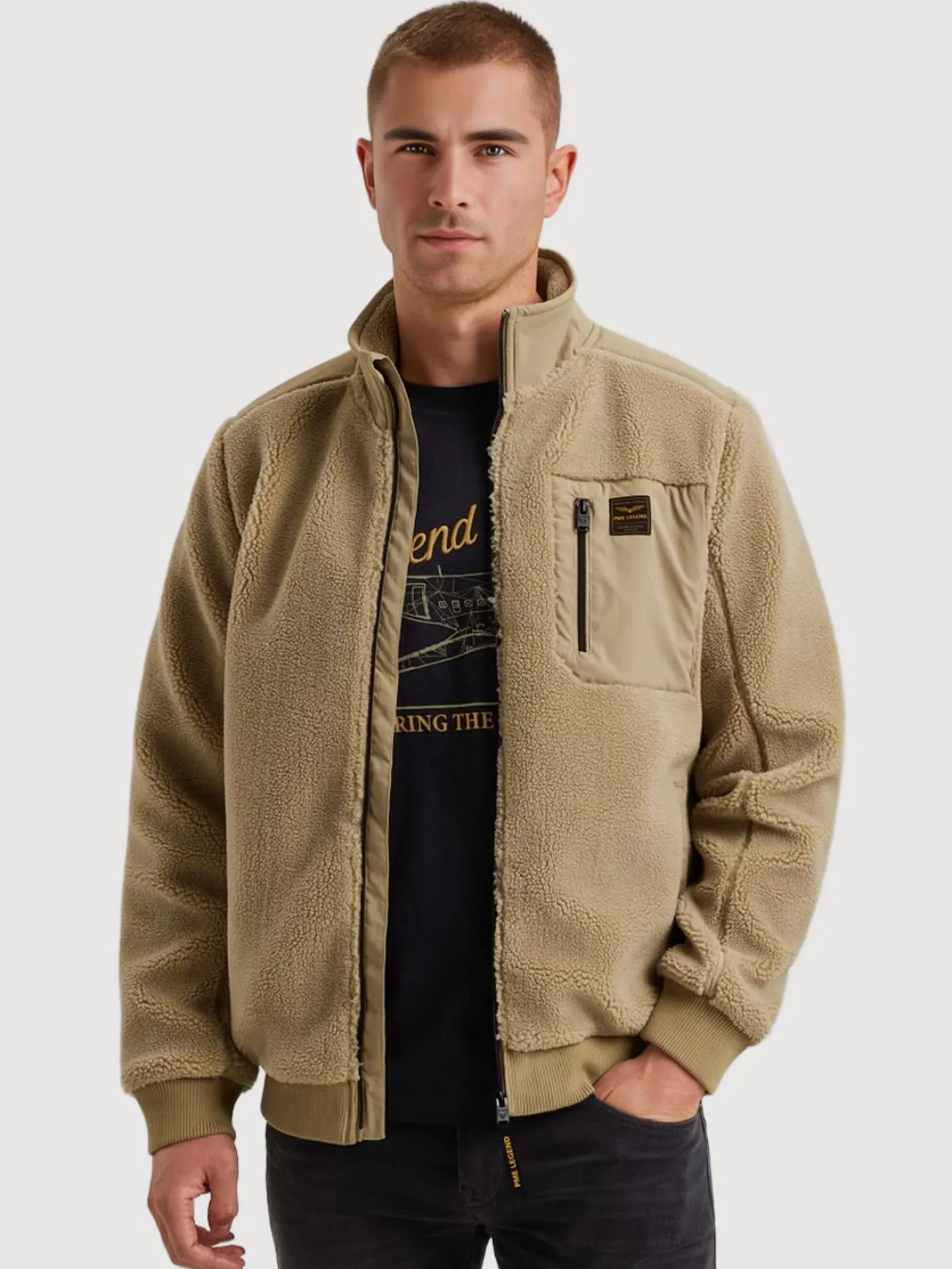 Zip jacket sherpa