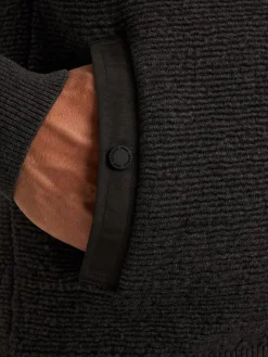 Zip jacket texture yarn