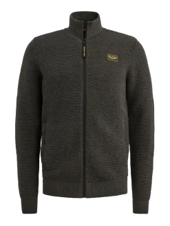 Zip jacket texture yarn