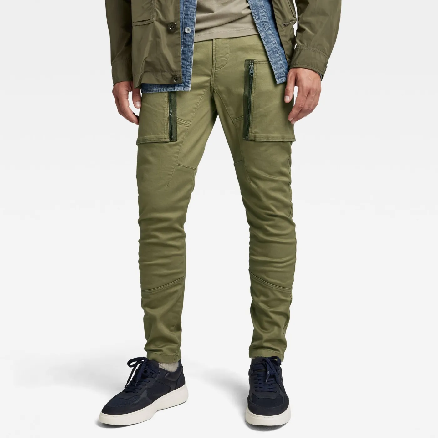 Zip pkt 3D skinny cargo