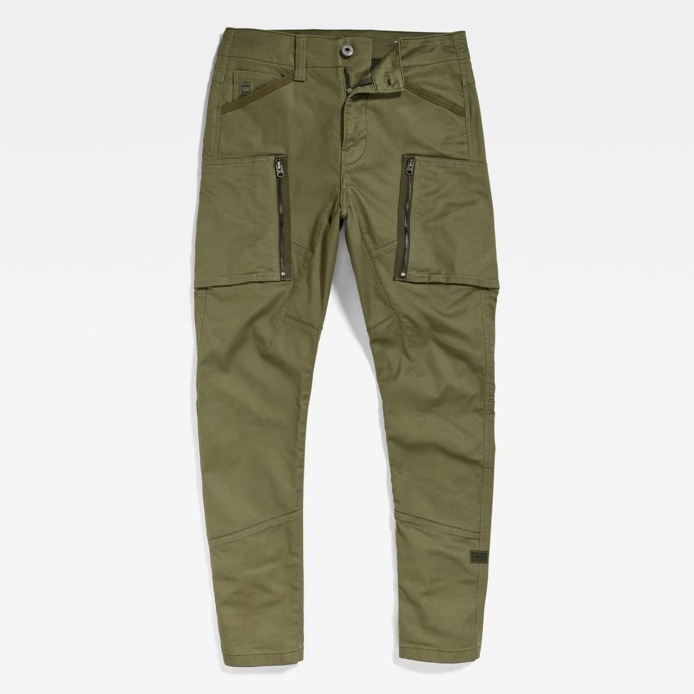 Zip pkt 3D skinny cargo B230 - B230 shadow olive