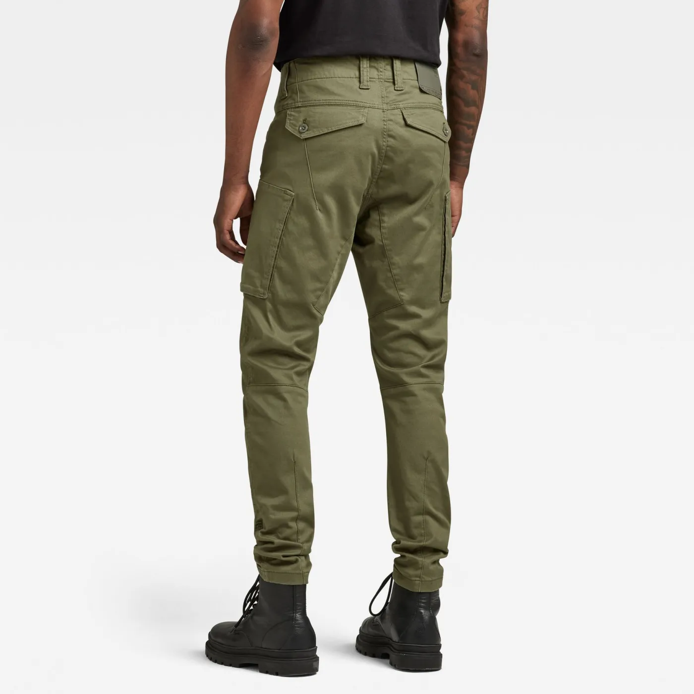 Zip pkt 3D skinny cargo B230 - B230 shadow olive