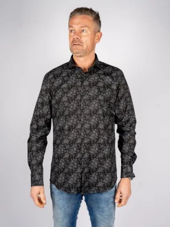 172811-zwart Overhemd